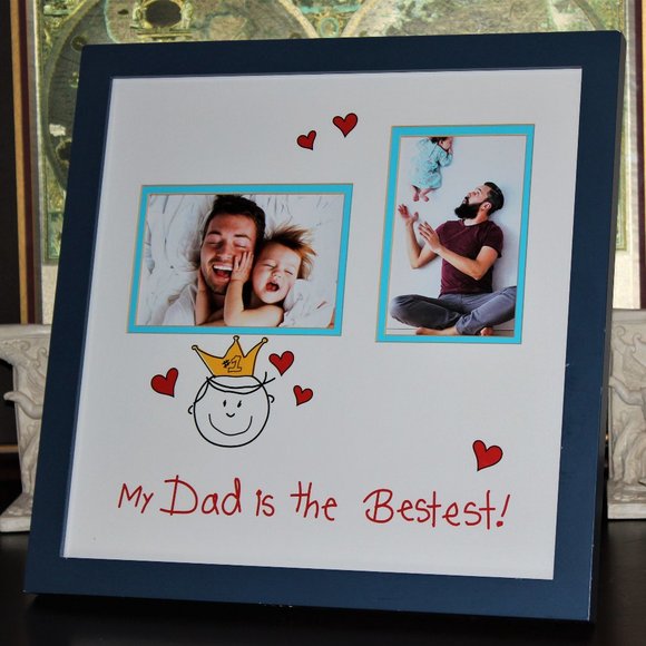My Dad Is The Bestest! Photo Frame | Gift for Dad | Gift for Hubby - Picture 1 of 11